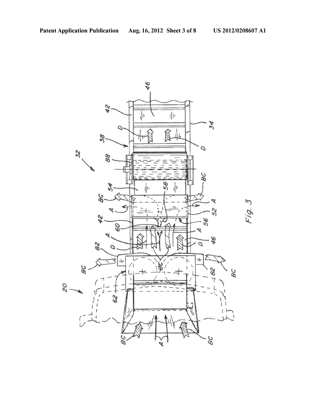 BIOMASS CONVEYING AND DISTRIBUTING SYSTEM FOR A HARVESTER - diagram, schematic, and image 04