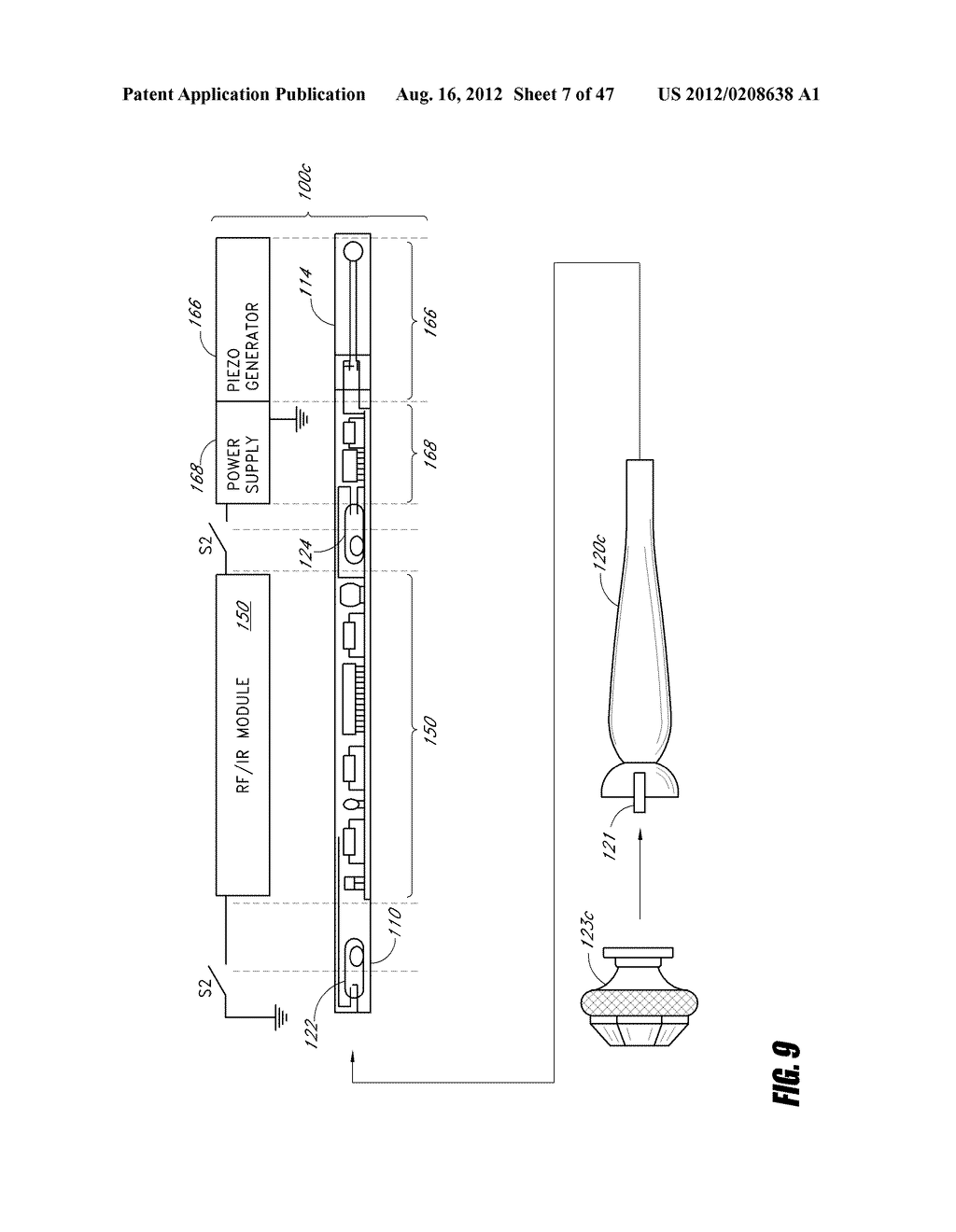 WIRELESS GAMING SYSTEM COMBINING BOTH PHYSICAL AND VIRTUAL PLAY ELEMENTS - diagram, schematic, and image 08