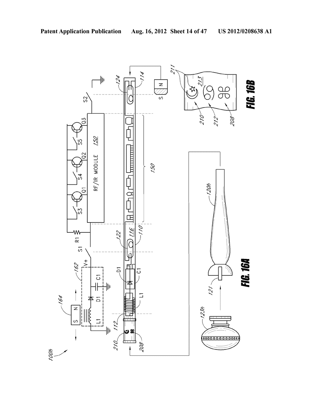 WIRELESS GAMING SYSTEM COMBINING BOTH PHYSICAL AND VIRTUAL PLAY ELEMENTS - diagram, schematic, and image 15