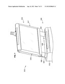 DISPLAY MOUNTING ASSEMBLIES AND GAMING TERMINALS WITH MOUNTING ASSEMBLIES     FOR DISPLAY DEVICES diagram and image