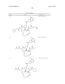 NOVEL MACROCYCLIC INHIBITORS OF HEPATITIS C VIRUS REPLICATION diagram and image