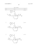 NOVEL MACROCYCLIC INHIBITORS OF HEPATITIS C VIRUS REPLICATION diagram and image