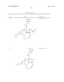 NOVEL MACROCYCLIC INHIBITORS OF HEPATITIS C VIRUS REPLICATION diagram and image