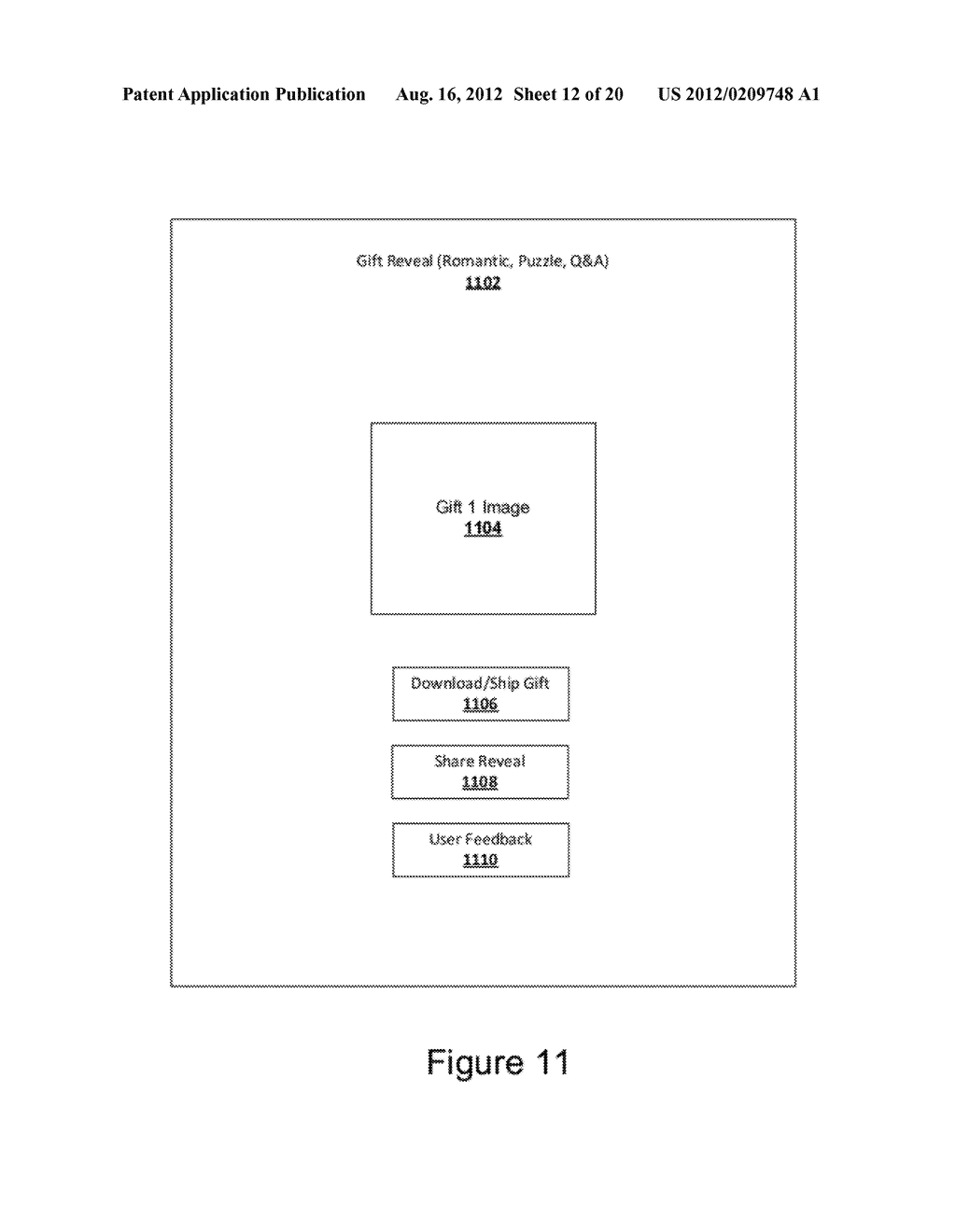 DEVICES, SYSTEMS, AND METHODS FOR PROVIDING GIFT SELECTION AND GIFT     REDEMPTION SERVICES IN AN E-COMMERCE ENVIRONMENT OVER A COMMUNICATION     NETWORK - diagram, schematic, and image 13