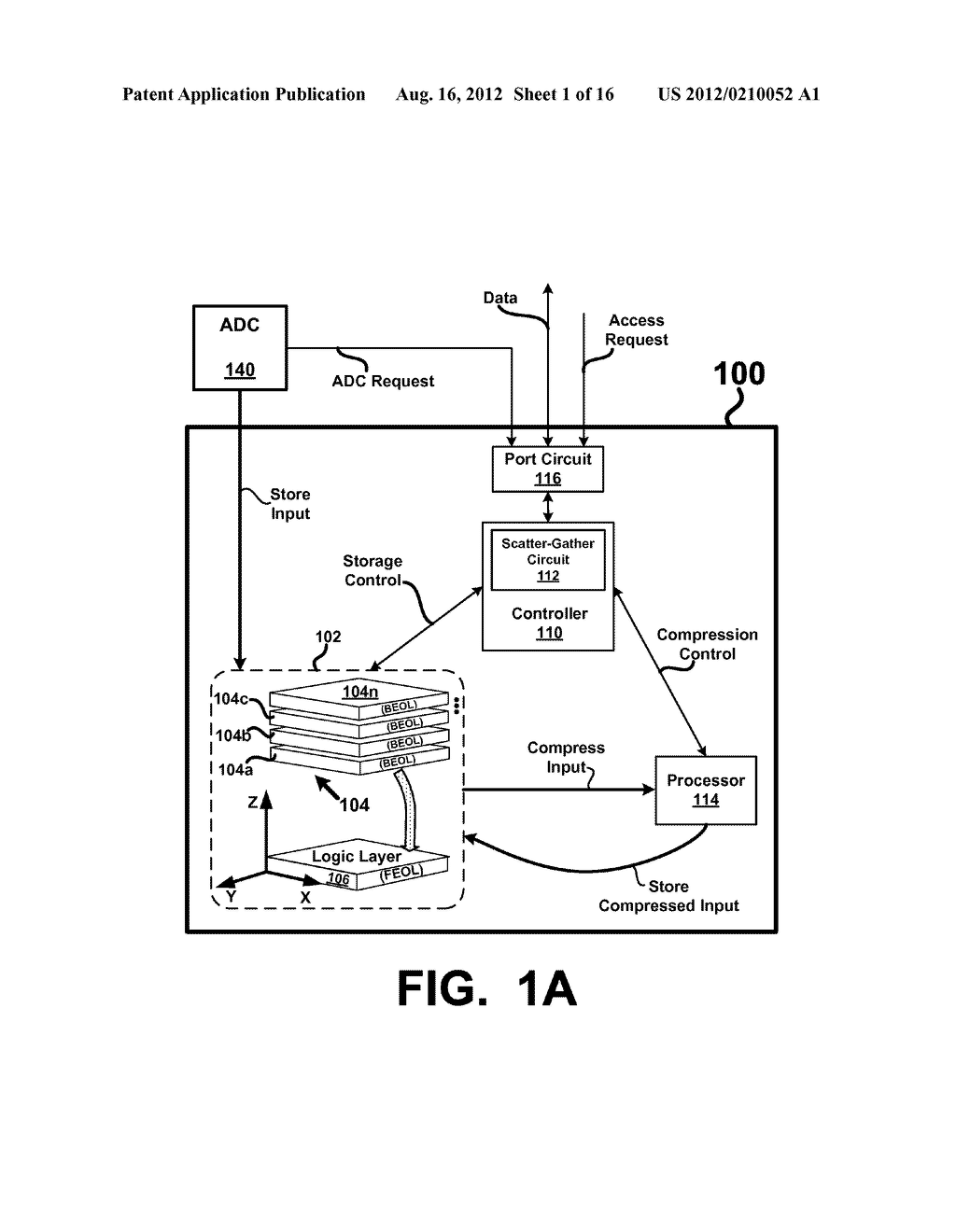 INTEGRATED  CIRCUIT  WITH  COMPRESS  ENGINE - diagram, schematic, and image 02