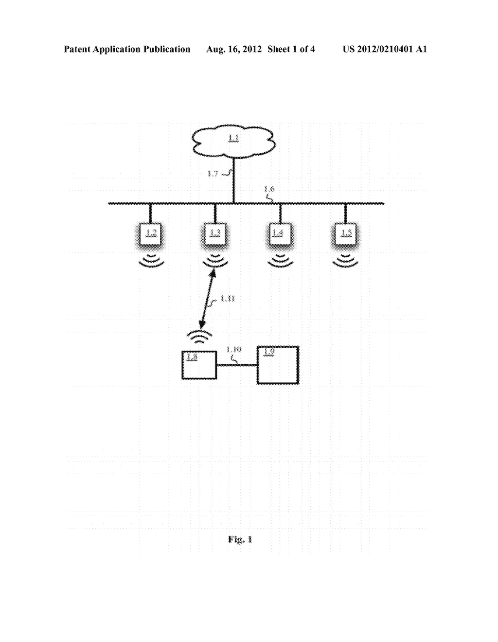 Device and Method for Managing Access Rights to a Wireless Network - diagram, schematic, and image 02