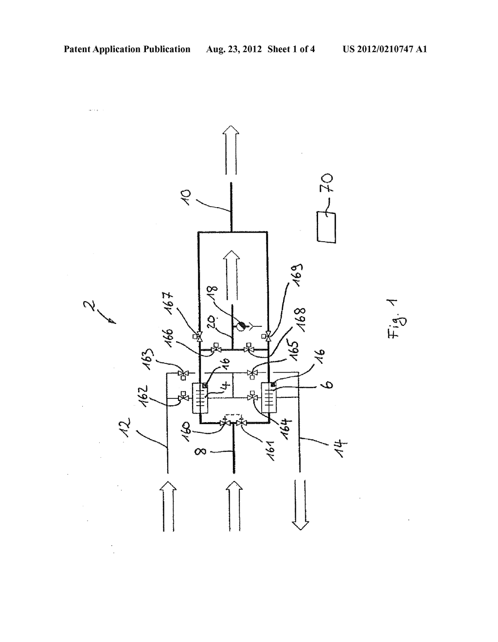 SYSTEM FOR DRYING THE EXHAUST GASES FROM A FUEL CELL SYSTEM USING THE     EXISTING LIQUID HYDROGEN AS A HEAT SINK - diagram, schematic, and image 02