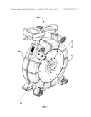 ASYMMETRIC DRAG FORCE BEARINGS FOR USE WITH PUSH-CABLE STORAGE DRUMS diagram and image