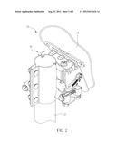 ADJUSTING MECHANISM FOR ADJUSTING ROTARY ANGLE AND ANTENNA SYSTEM     THEREWITH diagram and image