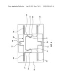 THREE-DIMENSIONAL OBLIQUE MICROSTRUCTURE WITH PRESS DOWN AND ENGAGEMENT     MECHANISMS diagram and image