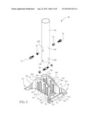 SUPPORTING PEDESTAL AND RELATED ANTENNA SYSTEM diagram and image