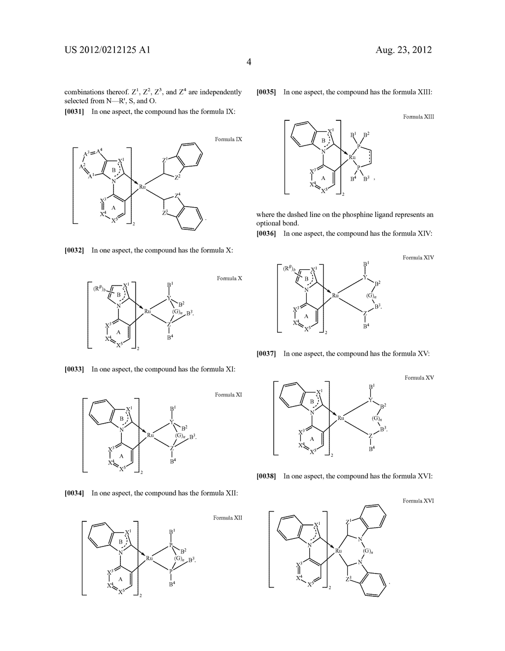 RUTHENIUM CARBENE COMPLEXES FOR OLED MATERIAL - diagram, schematic, and image 08