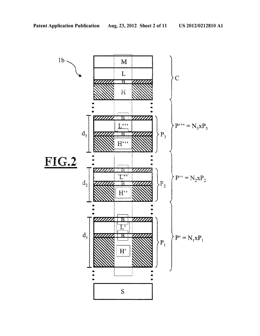 MIRROR FOR THE EUV WAVELENGTH RANGE, PROJECTION OBJECTIVE FOR     MICROLITHOGRAPHY CROMPRISING SUCH A MIRROR, AND PROJECTION EXPOSURE     APPARATUS FOR MICROLITHOGRAPHY COMPRISING SUCH A PROJECTION OBJECTIVE - diagram, schematic, and image 03