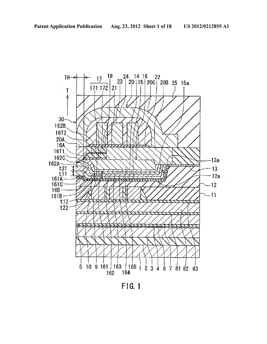 MAGNETIC HEAD FOR PERPENDICULAR MAGNETIC RECORDING HAVING A POLE LAYER     INCLUDING A PLURALITY OF STACKED MAGNETIC FILMS - diagram, schematic, and image 02