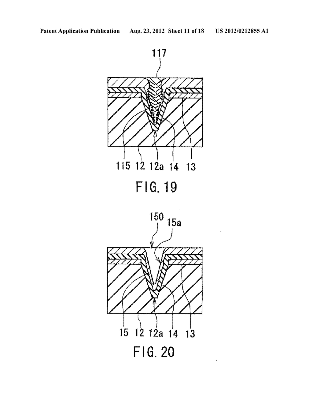 MAGNETIC HEAD FOR PERPENDICULAR MAGNETIC RECORDING HAVING A POLE LAYER     INCLUDING A PLURALITY OF STACKED MAGNETIC FILMS - diagram, schematic, and image 12