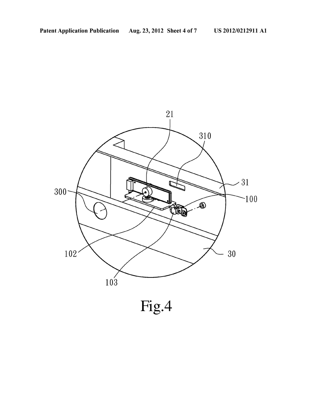 ELECTRONIC DEVICE HAVING ADJUSTABLE MOUNTING MODULE - diagram, schematic, and image 05