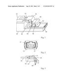 OPTOELECTRONIC DEVICE FOR BIDIRECTIONALLY TRANSPORTING INFORMATION THROUGH     OPTICAL FIBERS AND METHOD OF MANUFACTURING SUCH A DEVICE diagram and image