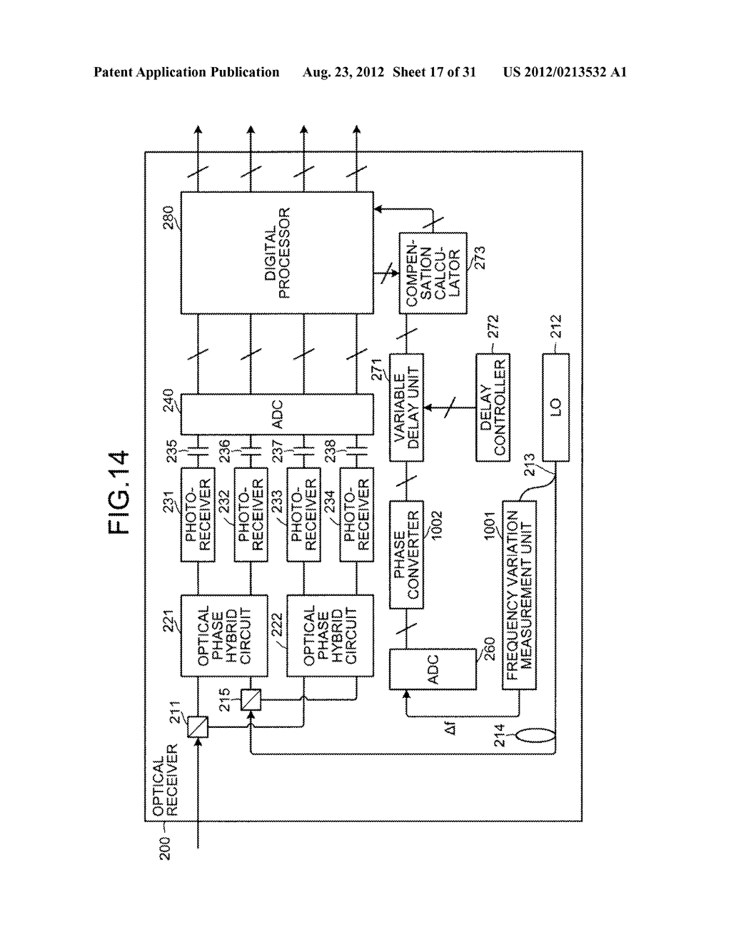 OPTICAL RECEIVER, SIGNAL PROCESSOR, AND OPTICAL RECEIVING METHOD - diagram, schematic, and image 18