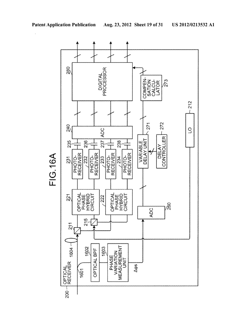 OPTICAL RECEIVER, SIGNAL PROCESSOR, AND OPTICAL RECEIVING METHOD - diagram, schematic, and image 20