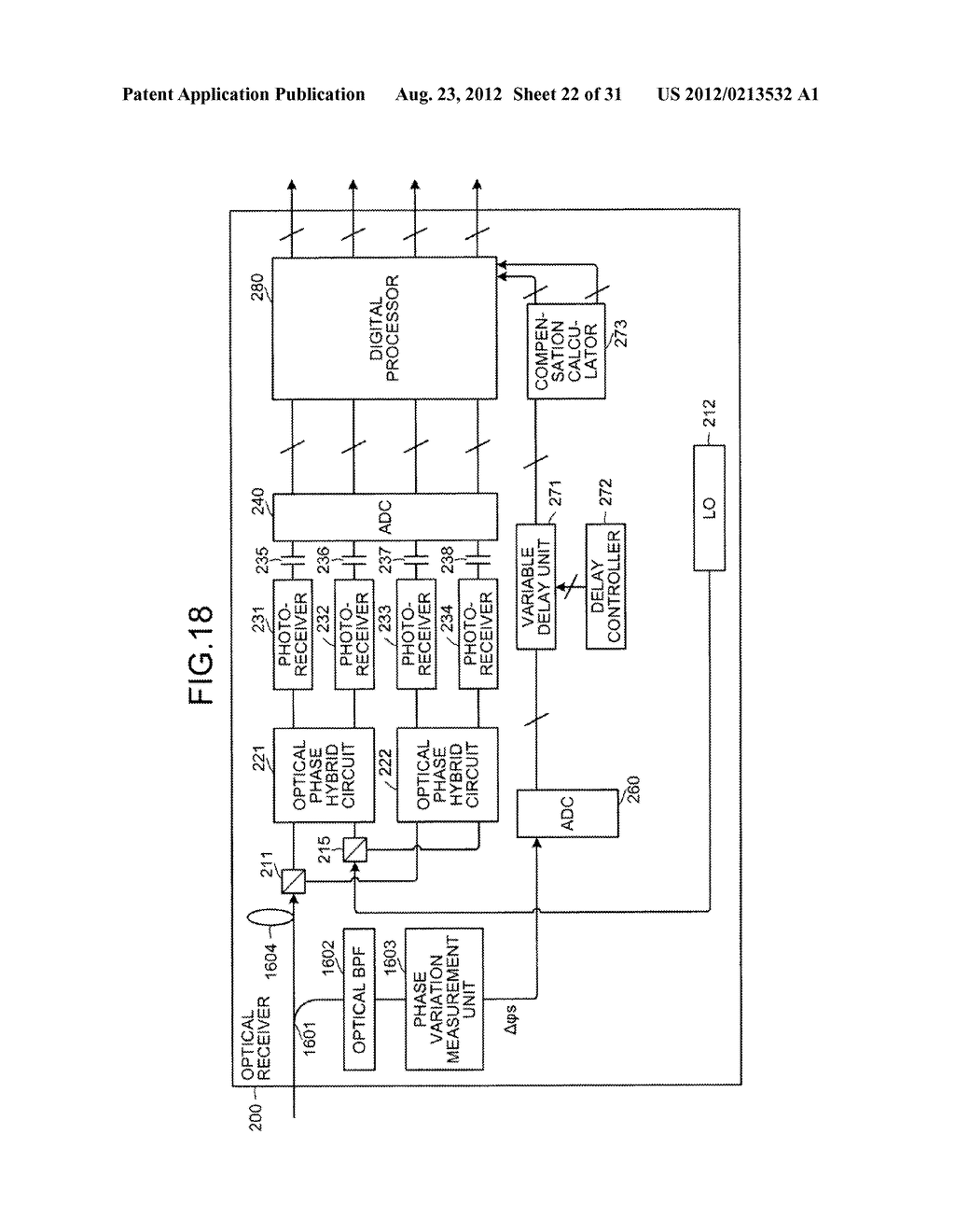 OPTICAL RECEIVER, SIGNAL PROCESSOR, AND OPTICAL RECEIVING METHOD - diagram, schematic, and image 23