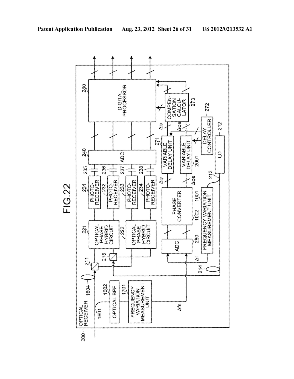 OPTICAL RECEIVER, SIGNAL PROCESSOR, AND OPTICAL RECEIVING METHOD - diagram, schematic, and image 27