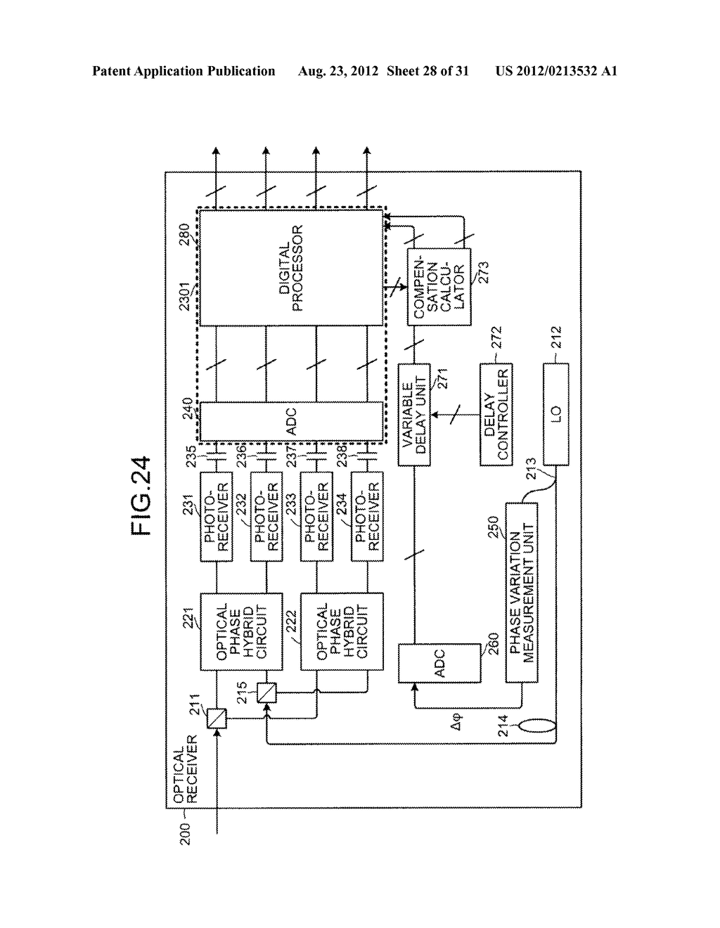 OPTICAL RECEIVER, SIGNAL PROCESSOR, AND OPTICAL RECEIVING METHOD - diagram, schematic, and image 29