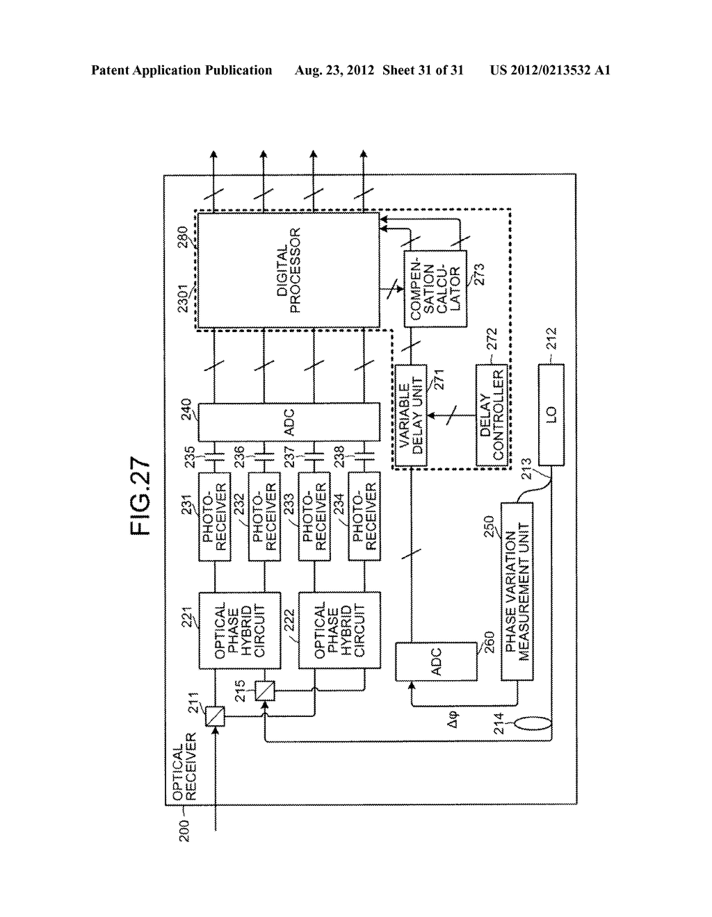 OPTICAL RECEIVER, SIGNAL PROCESSOR, AND OPTICAL RECEIVING METHOD - diagram, schematic, and image 32