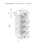 IMAGE-FORMING DEVICE HAVING WASTE DEVELOPER MATERIAL ACCOMMODATING PART     AND DEVELOPER MATERIAL UNIT HAVING THE SAME diagram and image