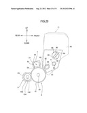 IMAGE-FORMING DEVICE HAVING WASTE DEVELOPER MATERIAL ACCOMMODATING PART     AND DEVELOPER MATERIAL UNIT HAVING THE SAME diagram and image