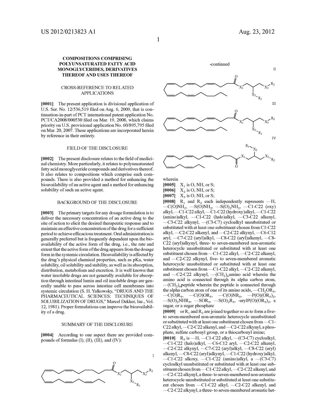 COMPOSITIONS COMPRISING POLYUNSATURATED FATTY ACID MONOGLYCERIDES,     DERIVATIVES THEREOF AND USES THEREOF - diagram, schematic, and image 11