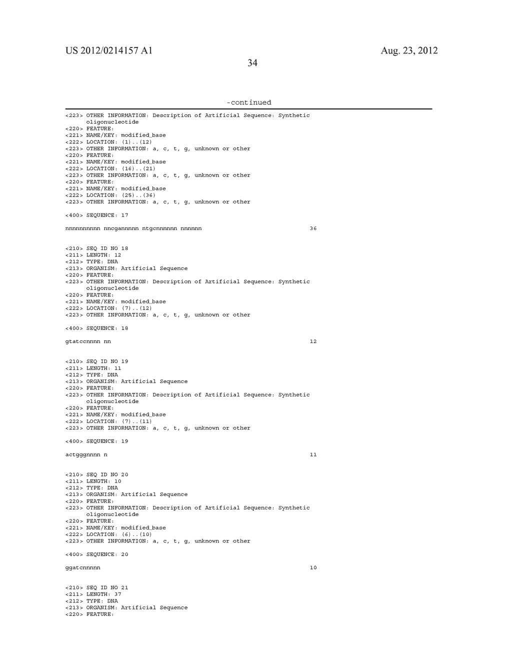 METHOD TO GENERATE OR DETERMINE NUCLEIC ACID TAGS CORRESPONDING TO THE     TERMINAL ENDS OF DNA MOLECULES USING SEQUENCES ANALYSIS OF GENE     EXPRESSION (TERMINAL SAGE) - diagram, schematic, and image 42