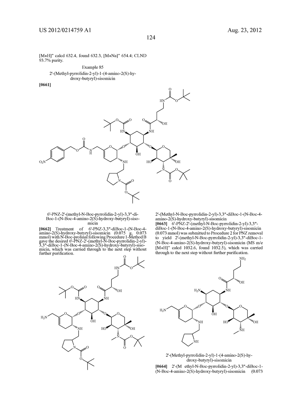 TREATMENT OF KLEBSIELLA PNEUMONIAE INFECTIONS WITH ANTIBACTERIAL     AMINOGLYCOSIDE COMPOUNDS - diagram, schematic, and image 127