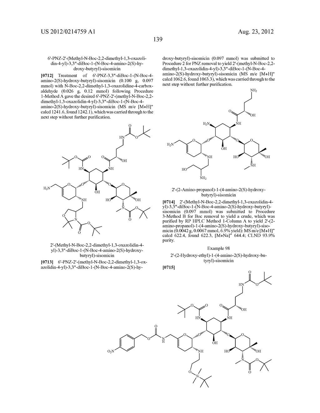 TREATMENT OF KLEBSIELLA PNEUMONIAE INFECTIONS WITH ANTIBACTERIAL     AMINOGLYCOSIDE COMPOUNDS - diagram, schematic, and image 142