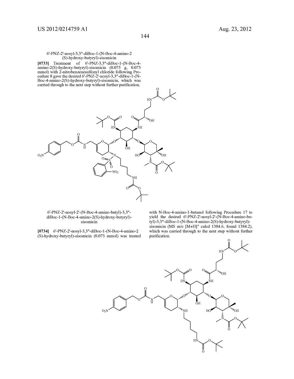 TREATMENT OF KLEBSIELLA PNEUMONIAE INFECTIONS WITH ANTIBACTERIAL     AMINOGLYCOSIDE COMPOUNDS - diagram, schematic, and image 147