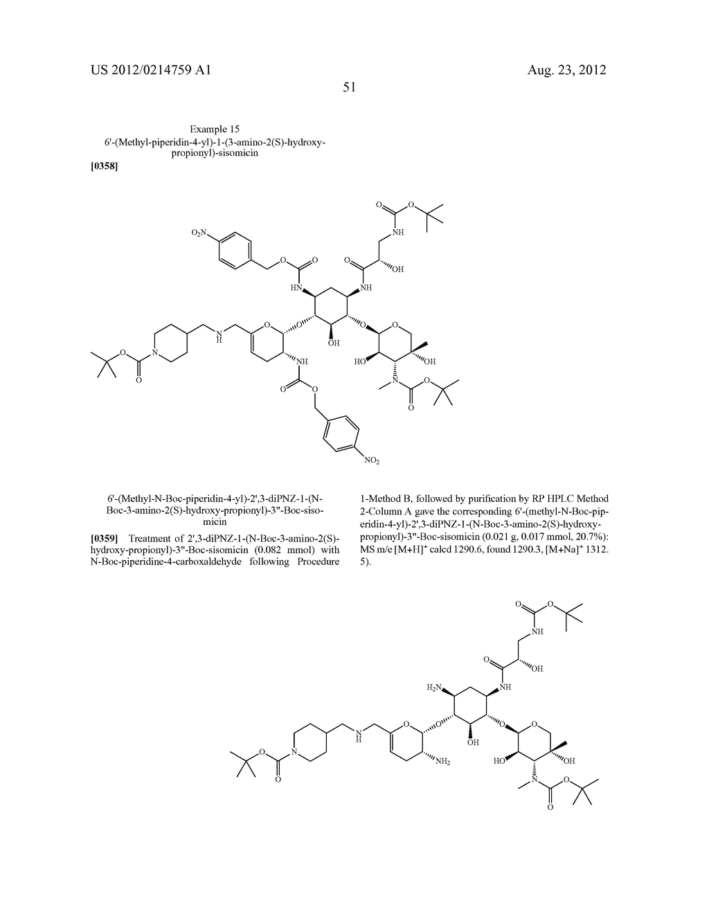 TREATMENT OF KLEBSIELLA PNEUMONIAE INFECTIONS WITH ANTIBACTERIAL     AMINOGLYCOSIDE COMPOUNDS - diagram, schematic, and image 54