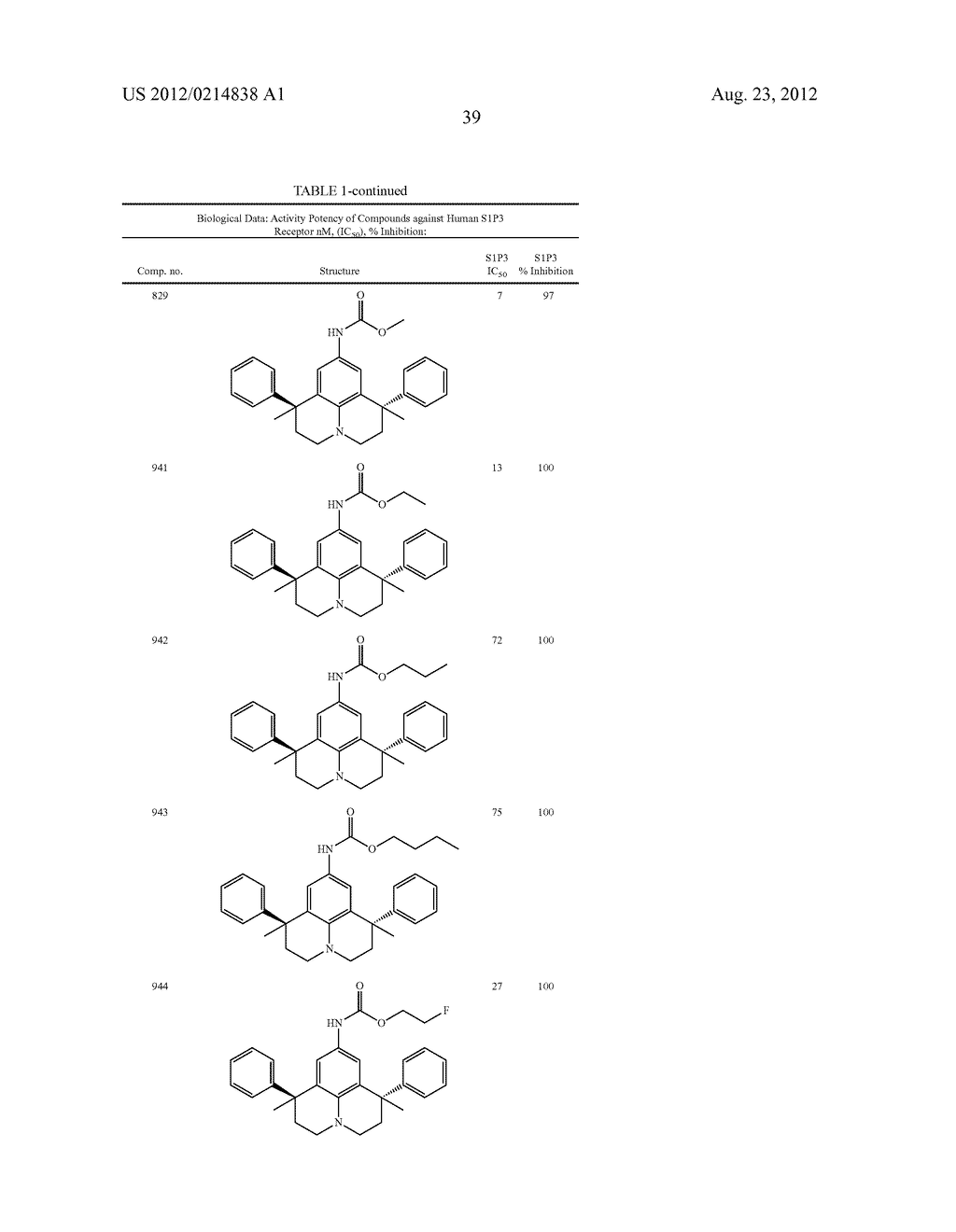 THERAPEUTICALLY USEFUL SUBSTITUTED HYDROPYRIDO [3,2,1-ij] QUINOLINE     COMPOUNDS - diagram, schematic, and image 40