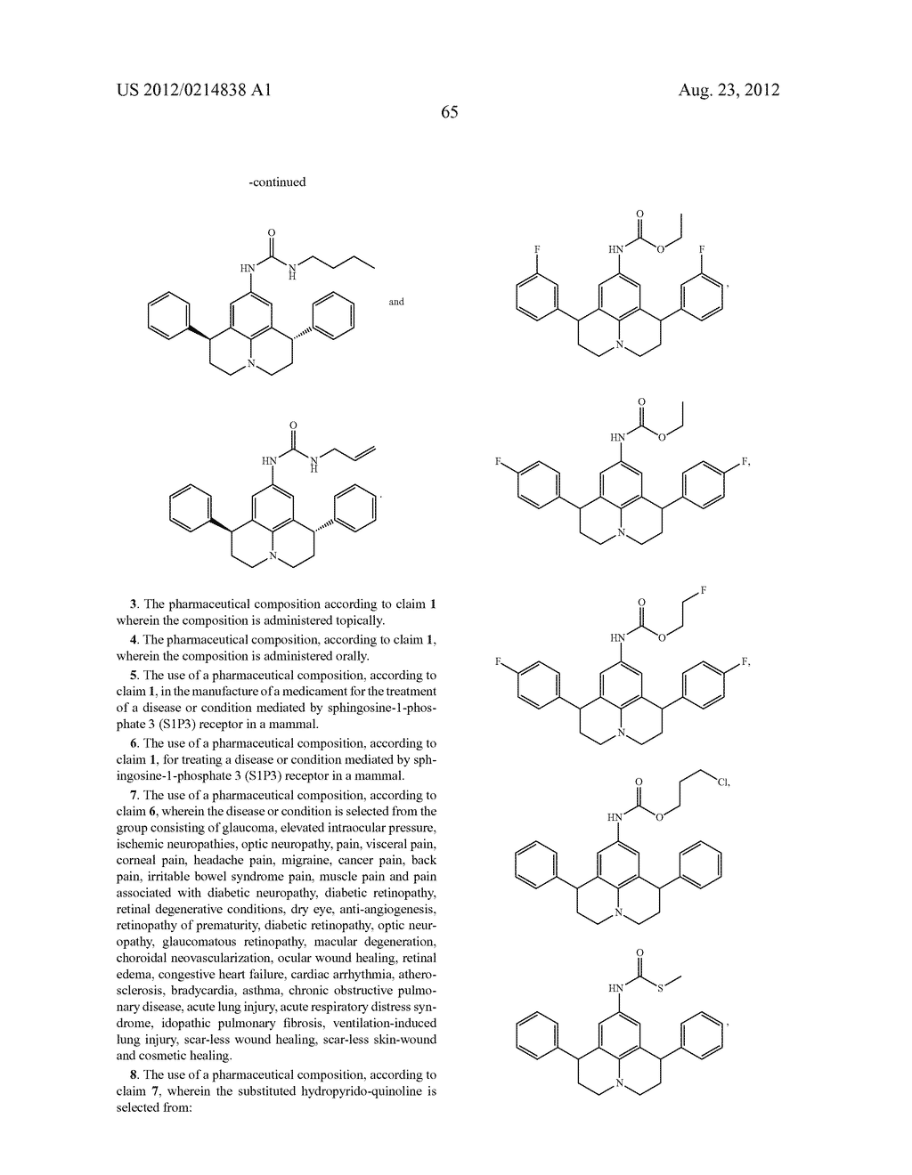 THERAPEUTICALLY USEFUL SUBSTITUTED HYDROPYRIDO [3,2,1-ij] QUINOLINE     COMPOUNDS - diagram, schematic, and image 66