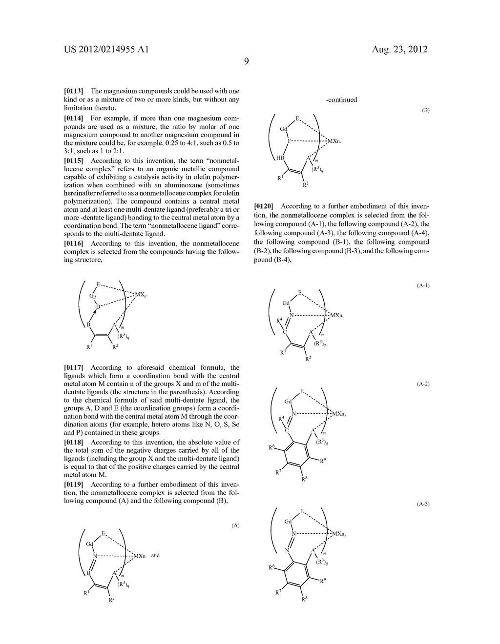 SUPPORTED NONMETALLOCENE CATALYST, PREPARATION AND USE THEREOF - diagram, schematic, and image 10