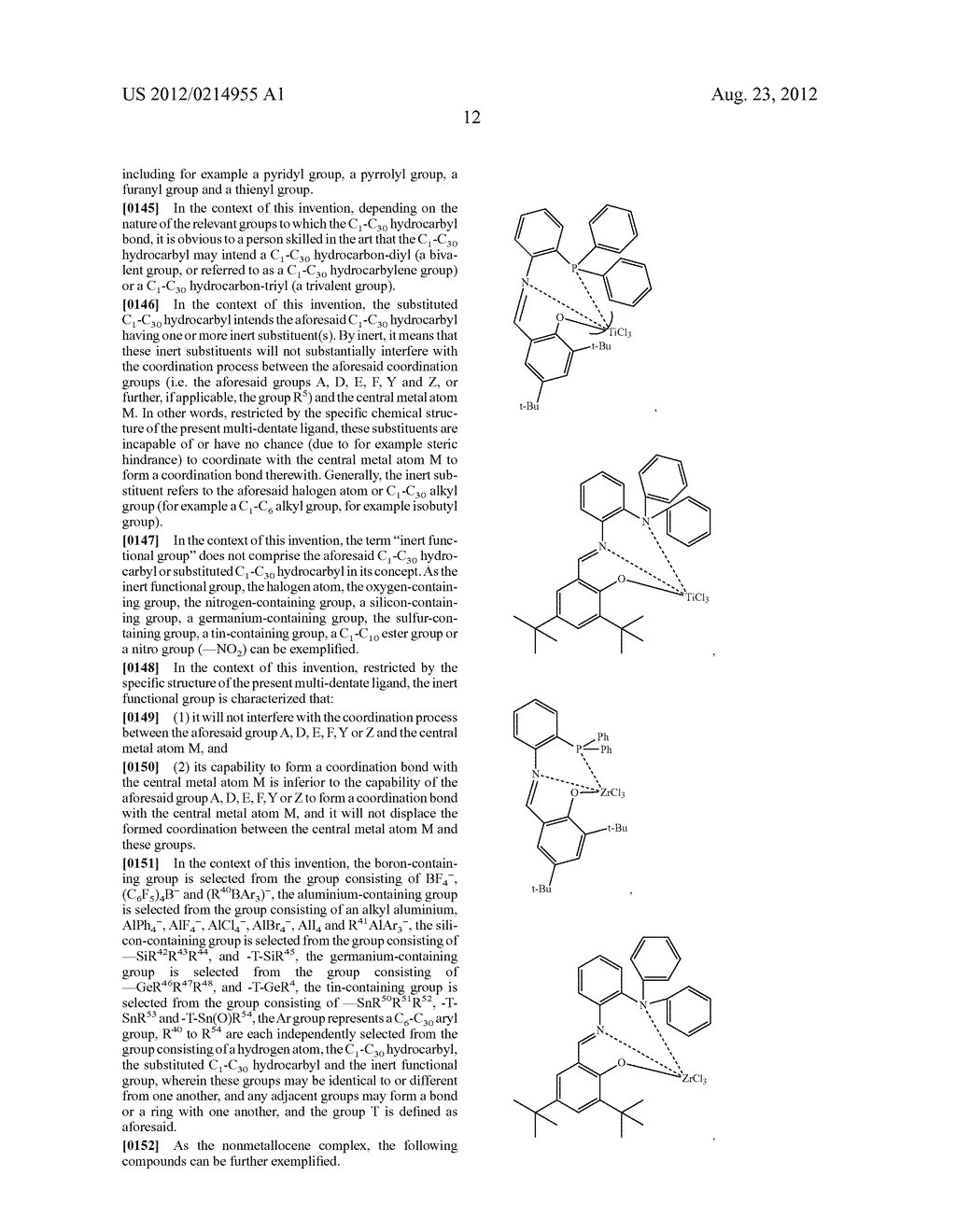 SUPPORTED NONMETALLOCENE CATALYST, PREPARATION AND USE THEREOF - diagram, schematic, and image 13