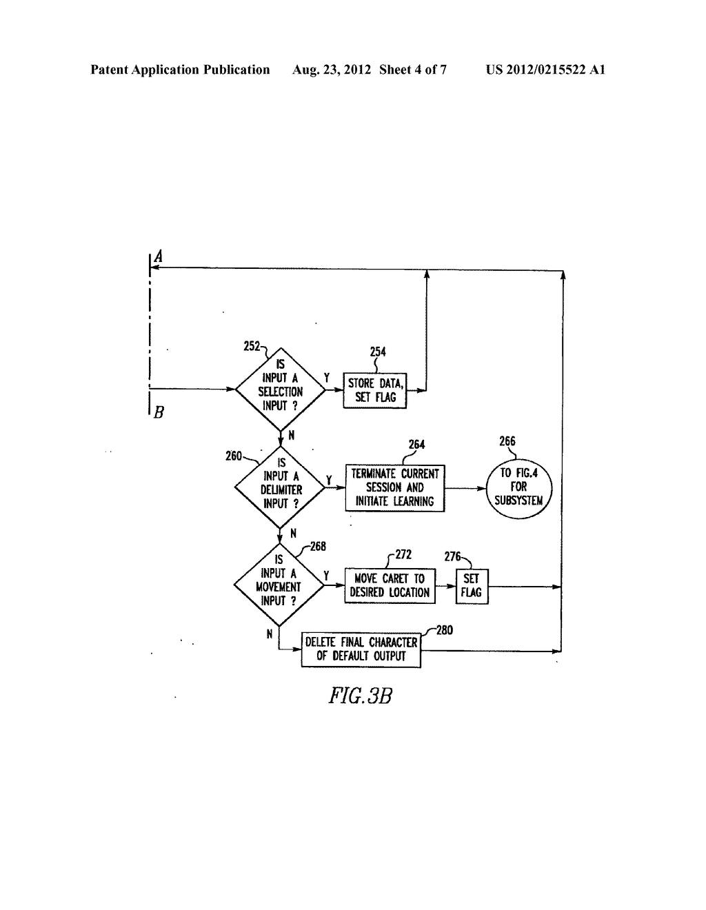 HANDHELD ELECTRONIC DEVICE PROVIDING A LEARNING FUNCTION TO FACILITATE     CORRECTION OF ERRONEOUS TEXT ENTRY, AND ASSOCIATED METHOD - diagram, schematic, and image 05