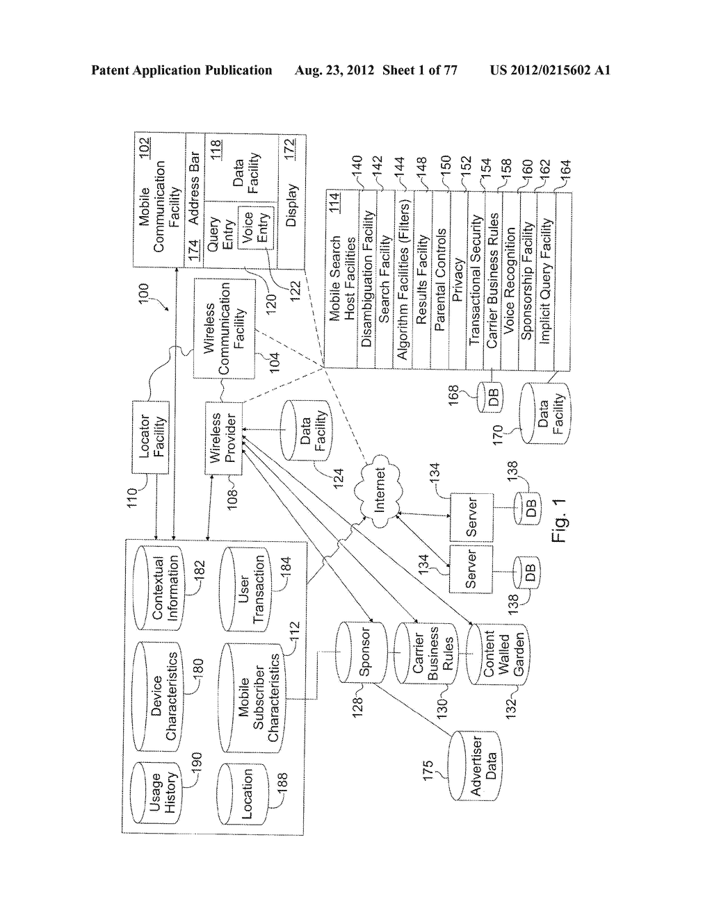 System for Targeting Advertising to Mobile Communication Facilities Using     Third Party Data - diagram, schematic, and image 03