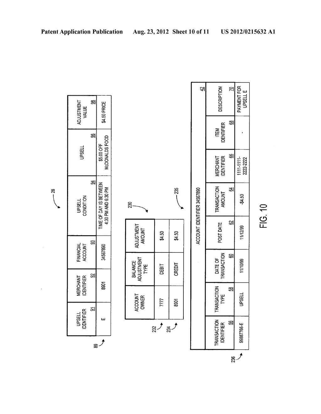 METHOD AND APPARATUS FOR PROVIDING SUPPLEMENTARY PRODUCT SALES TO A     CUSTOMER AT A CUSTOMER TERMINAL - diagram, schematic, and image 11