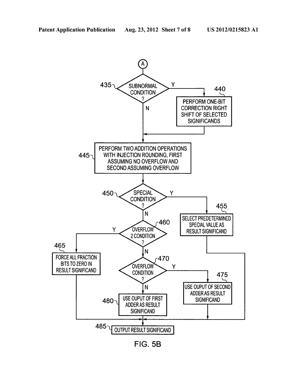 Apparatus and method for performing floating point addition - diagram, schematic, and image 08