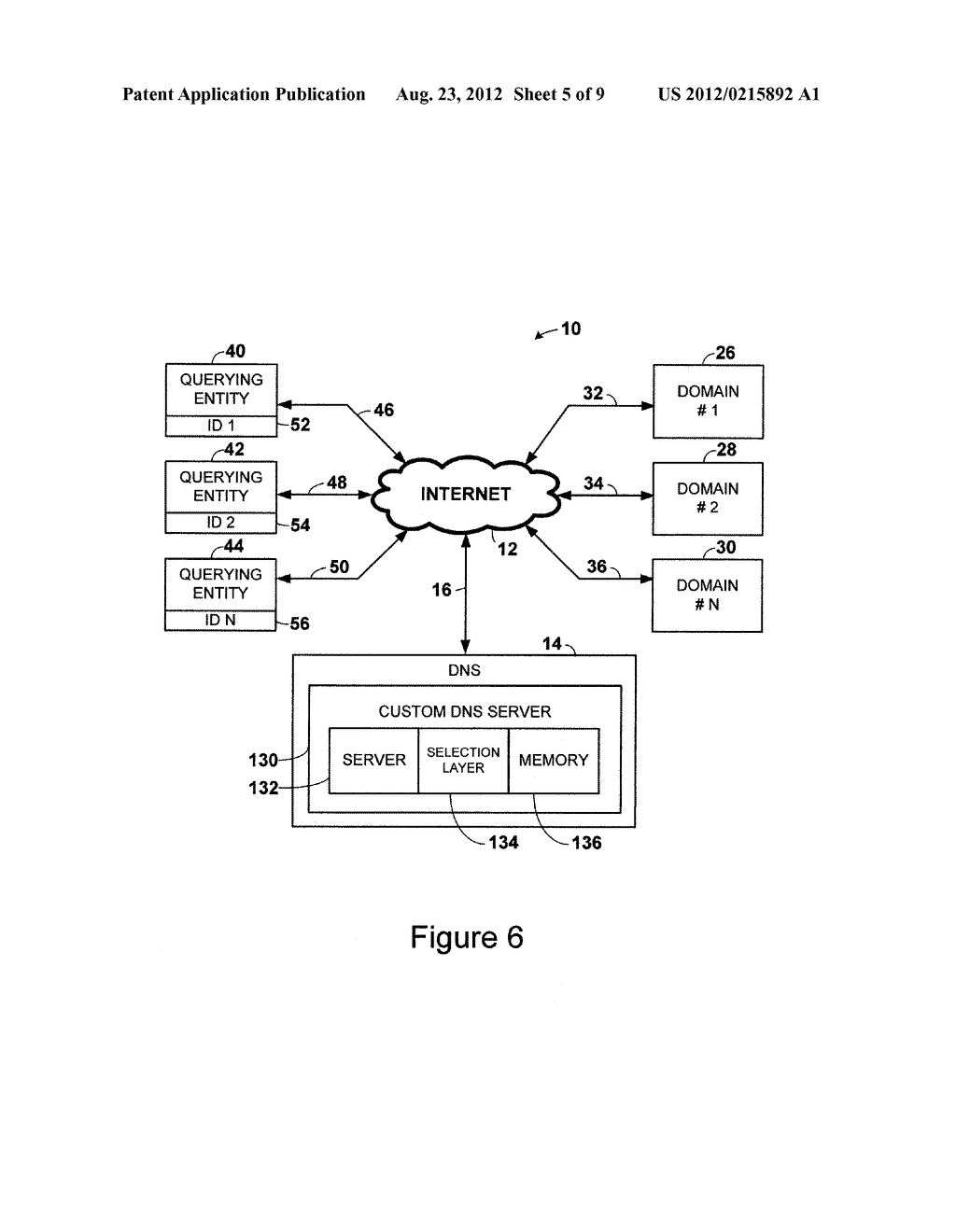 SYSTEM AND METHOD TO CUSTOMIZE DNS REPLIES BASED ON CONNECTION IDENTITY - diagram, schematic, and image 06