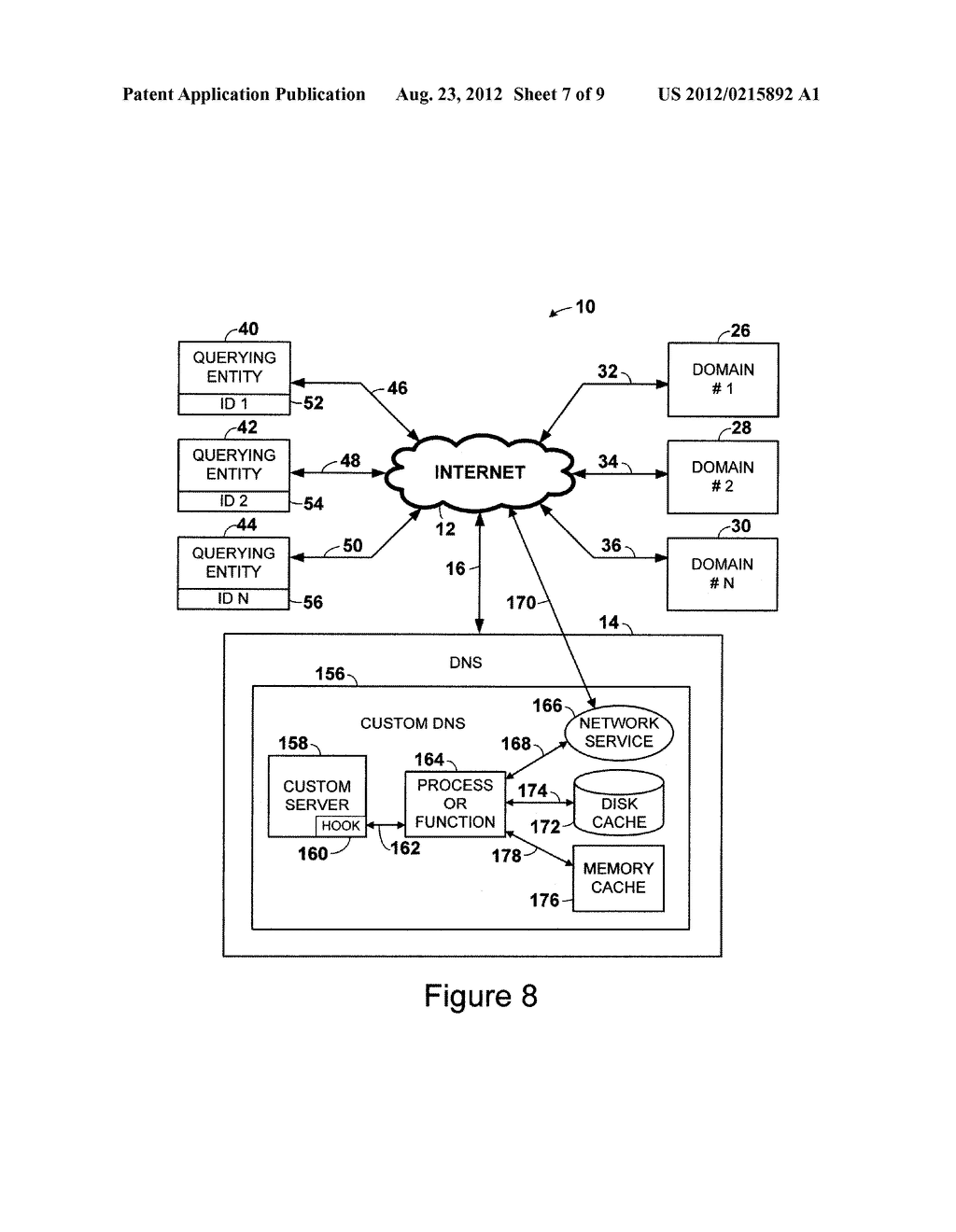 SYSTEM AND METHOD TO CUSTOMIZE DNS REPLIES BASED ON CONNECTION IDENTITY - diagram, schematic, and image 08