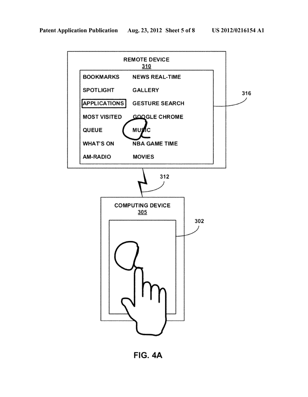 TOUCH GESTURES FOR REMOTE CONTROL OPERATIONS - diagram, schematic, and image 06