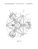 LOW-PROFILE SEED HANDLING SYSTEM WITH SEPARATE SEED BINS AND TURRET SEED     FEEDER diagram and image