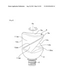 SYNTHETIC RESIN BOTTLE, AND A COMBINATION OF REGULARLY USED CONTAINER AND     REFILL CONTAINER diagram and image