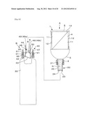 SYNTHETIC RESIN BOTTLE, AND A COMBINATION OF REGULARLY USED CONTAINER AND     REFILL CONTAINER diagram and image