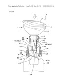 SYNTHETIC RESIN BOTTLE, AND A COMBINATION OF REGULARLY USED CONTAINER AND     REFILL CONTAINER diagram and image